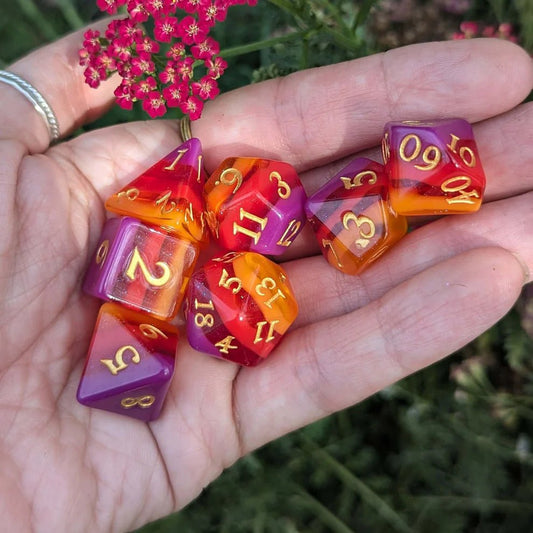 Emberstorm - 7 Piece Dice Set - The Fourth Place