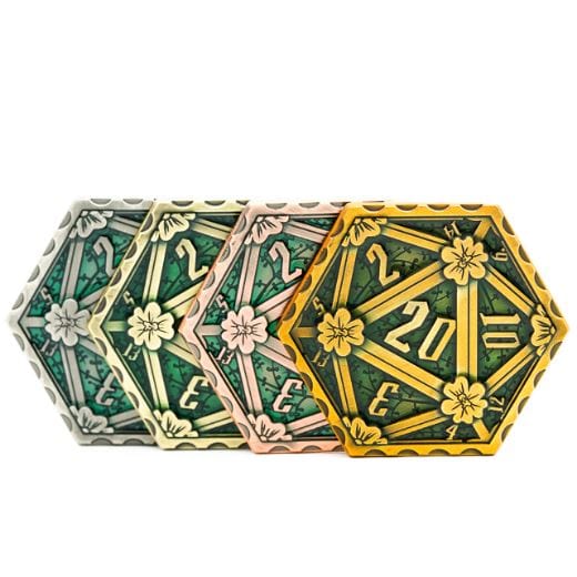 Emerald Copper D20 Coin - Fennek & Finch