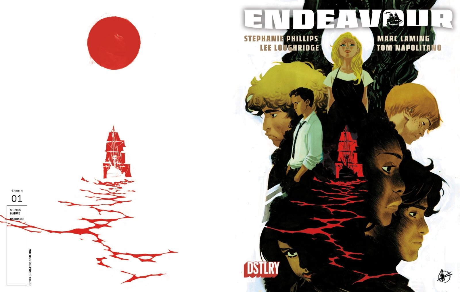 Endeavour 1 Cover B Matteo Scalera Variant - The Fourth Place