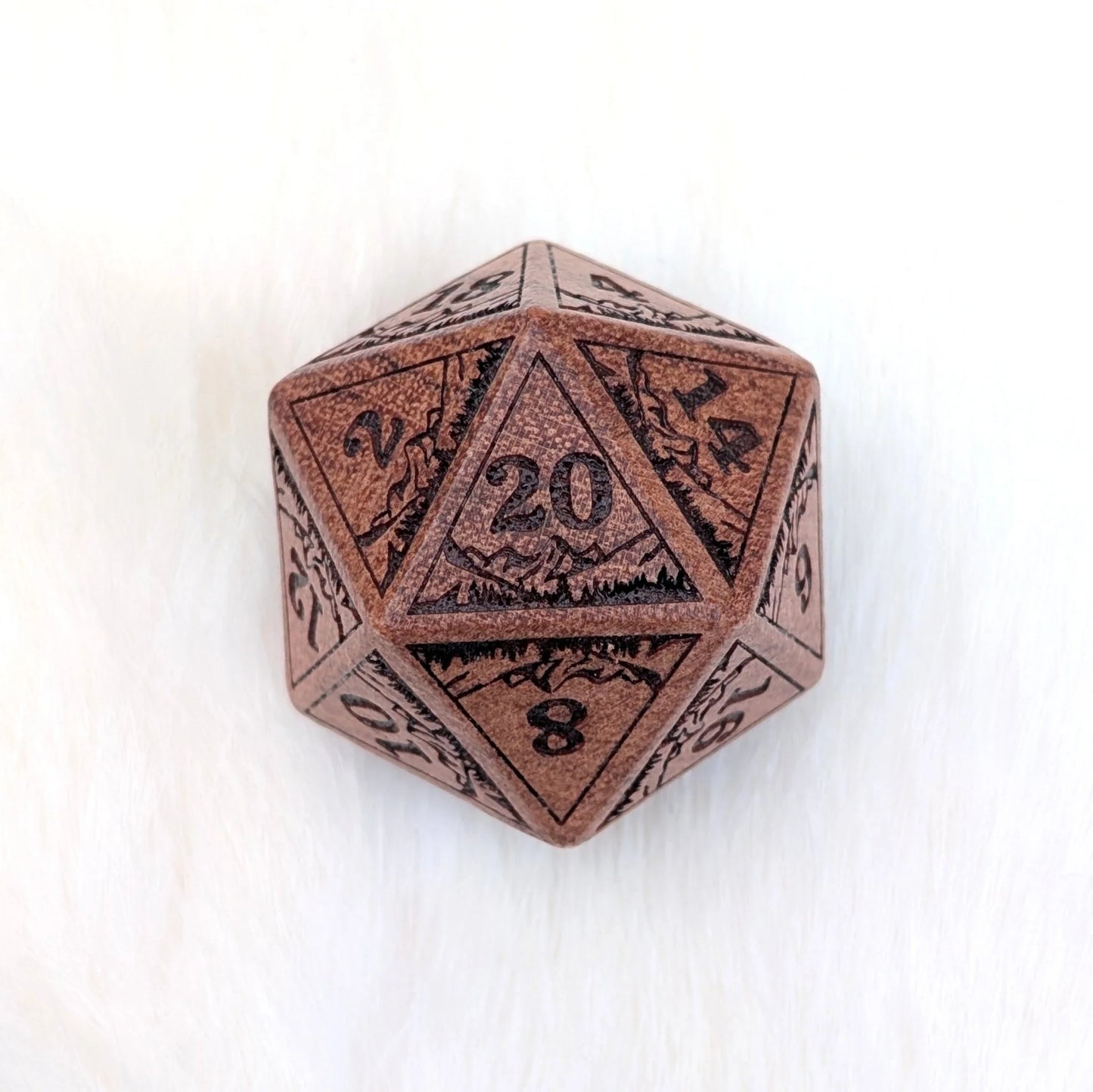 Everwild - Large Wooden D20