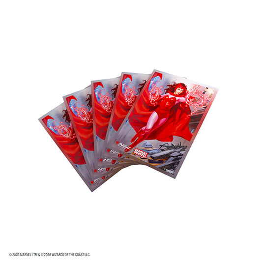 The Scarlet Witch - Marvel Super Heroes Premium Art Sleeves - Magic: the Gathering (105ct)