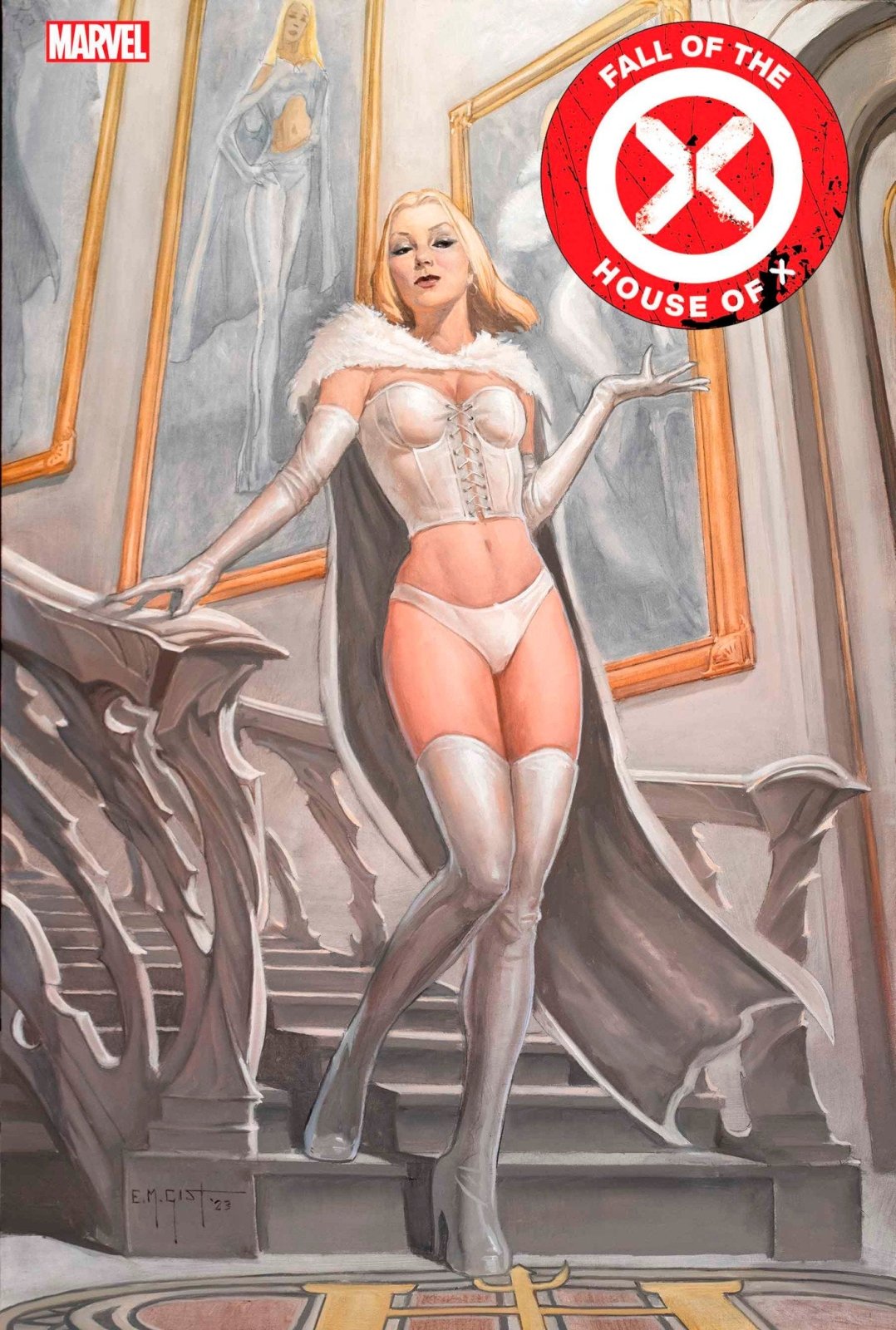 Fall Of The House Of X #4 E.M. Gist Emma Frost Variant [Fhx] - The Fourth Place