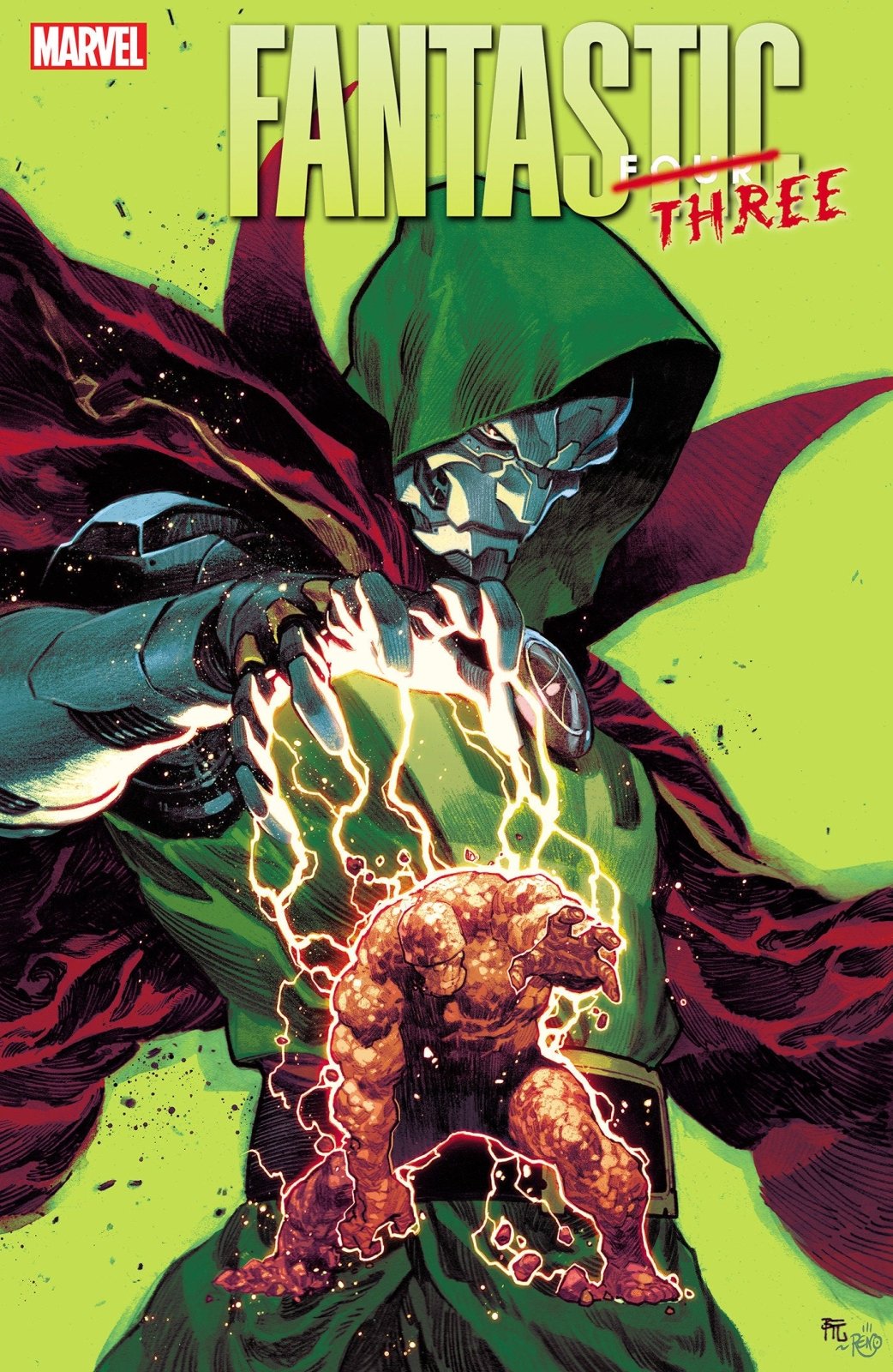 Fantastic Four 30 Dike Ruan Foil Variant [Doom] - The Fourth Place