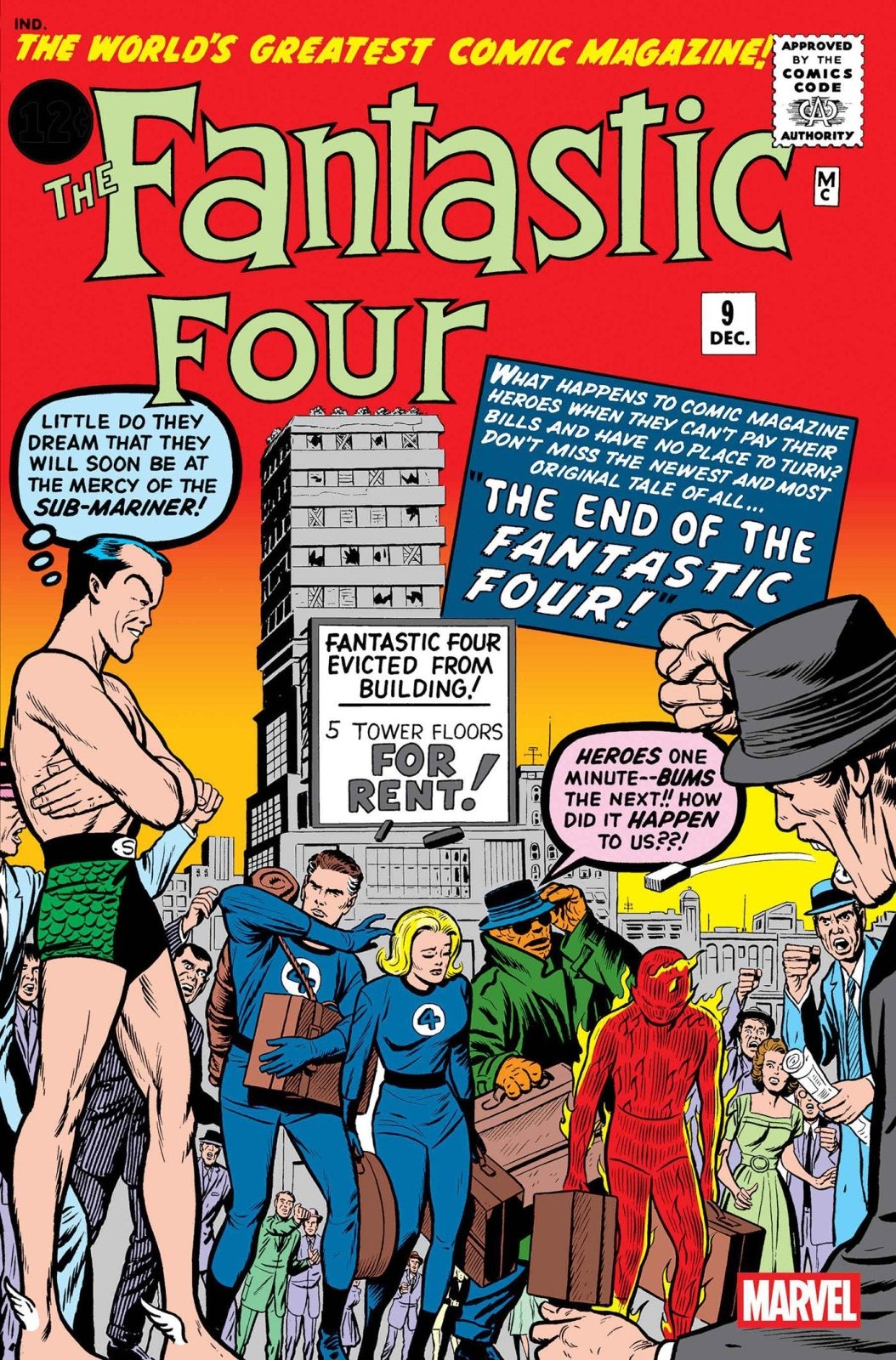 Fantastic Four 9 Facsimile Edition - The Fourth Place