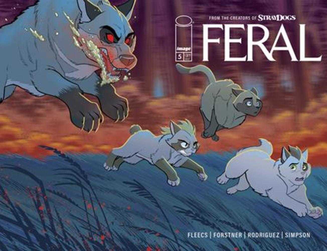 Feral #5 Cover A Tony Fleecs & Trish Forstner Wraparound - The Fourth Place