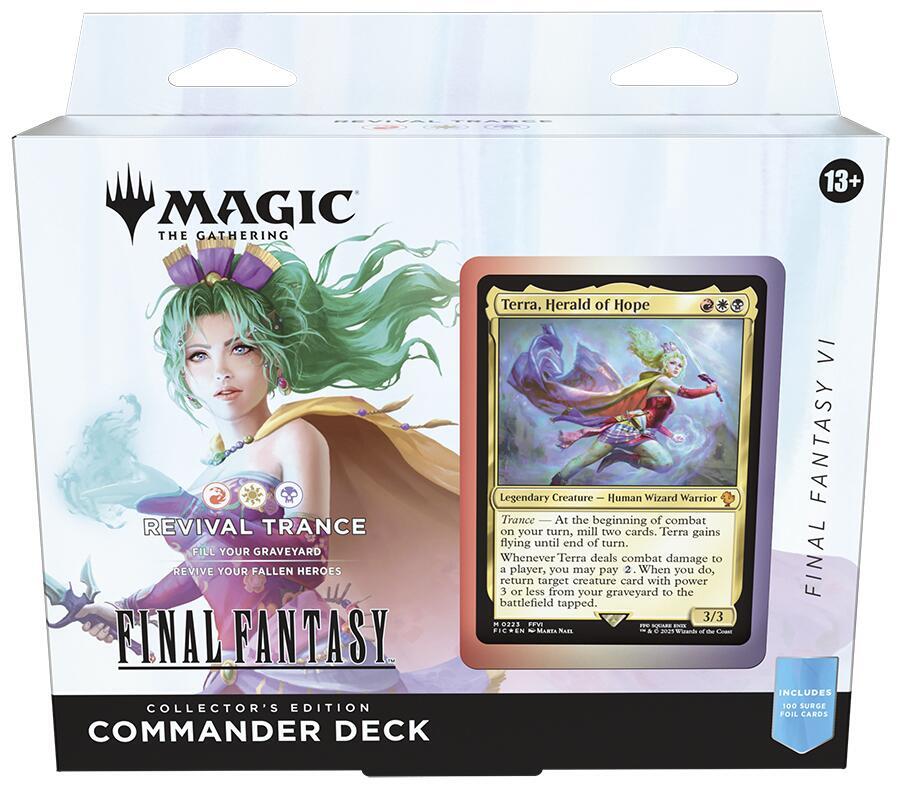 Final Fantasy VI Revival Trance - Collector's Edition - Final Fantasy Commander Deck - The Fourth Place