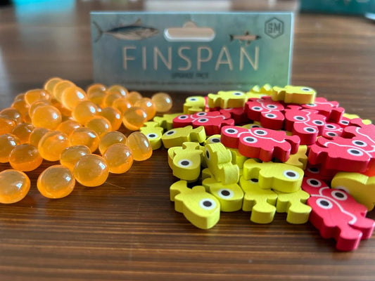 Finspan Upgrade Pack (Wooden Tokens & Squishy Eggs) - The Fourth Place