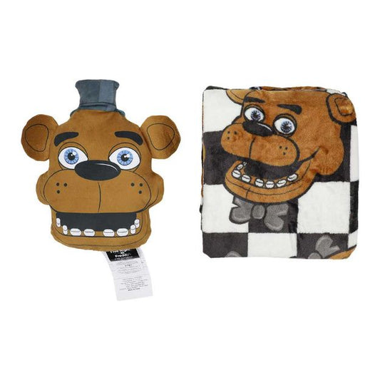 FIVE NIGHTS AT FREDDY'S SHAPED PILLOW & THROW BLANKET SET - The Fourth Place