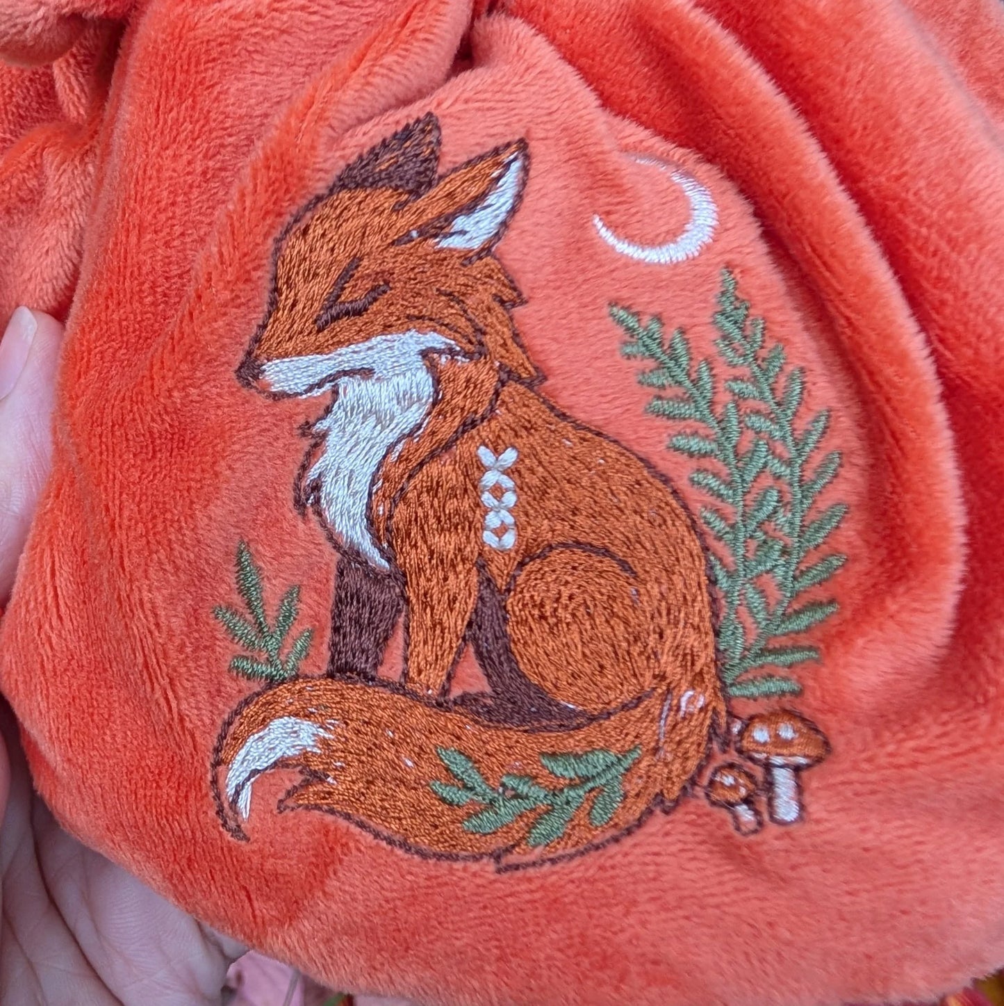 Fox Plush Dice Bag