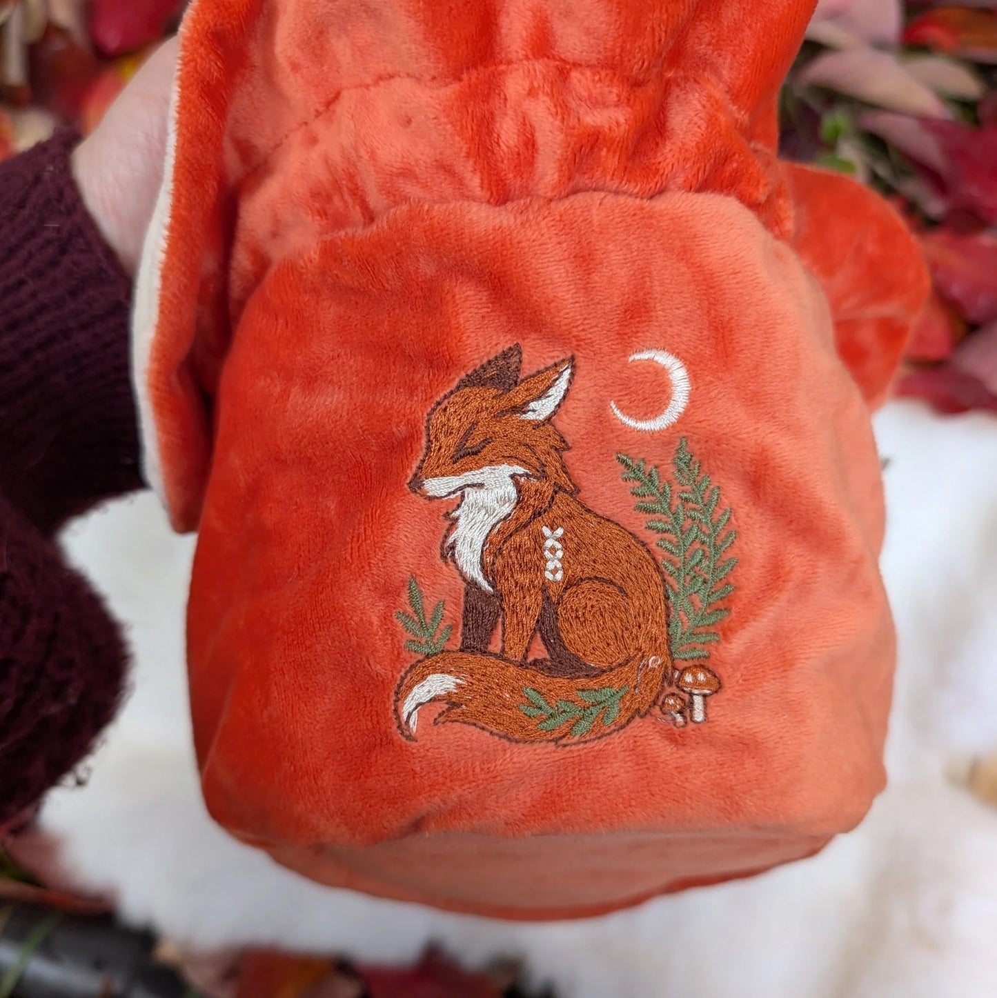 Fox Plush Dice Bag