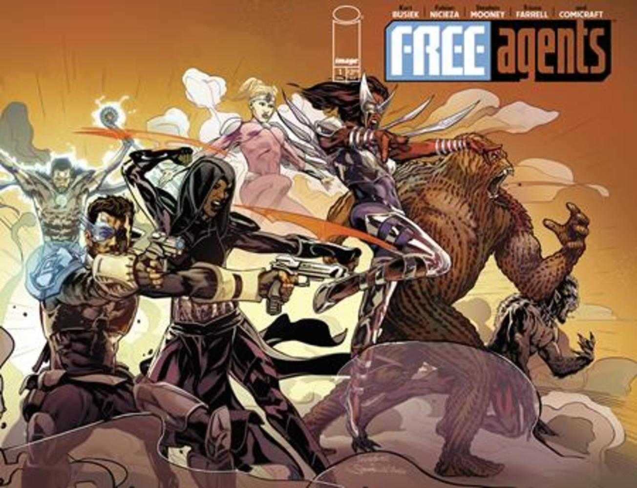 Free Agents #1 Cover A Stephen Mooney Wraparound - The Fourth Place