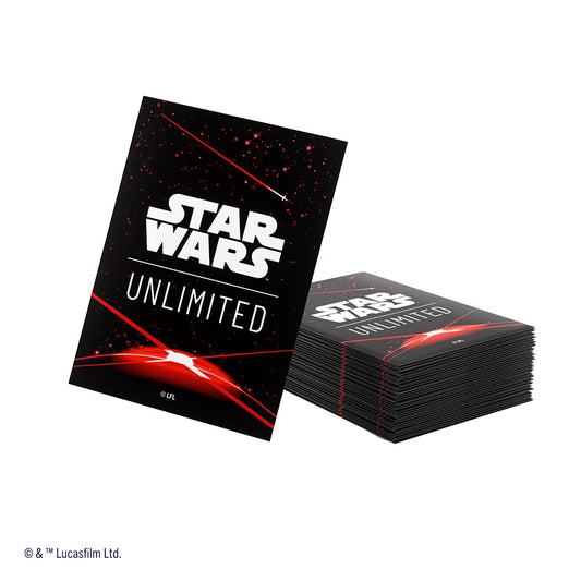 Red Card Back Art Sleeves - Star Wars: Unlimited