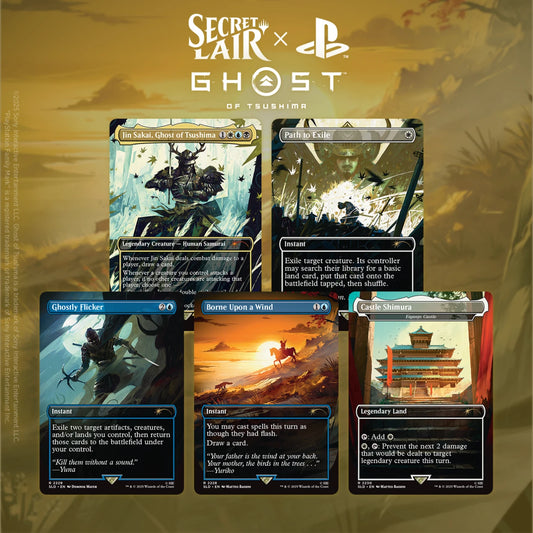 MTG Secret Lair x Ghost of Tsushima