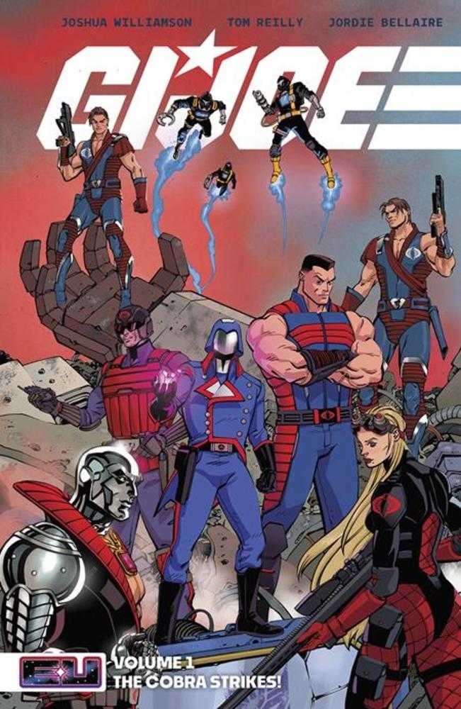 G.I. Joe TPB Volume 01 The Cobra Strikes Direct Market Exclusive Tom Reilly Red Cover - The Fourth Place