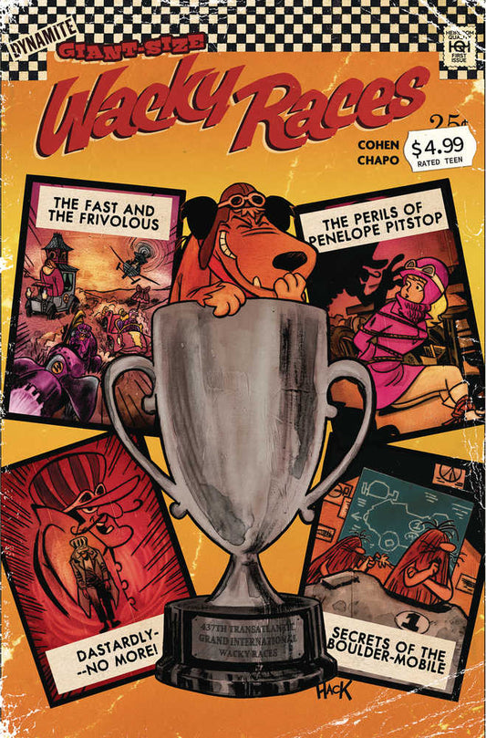 Giant - Size Wacky Races 1 Cover C Hack - The Fourth Place