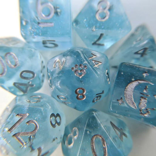 Glacial Ice Dice - 8 Piece Set - The Fourth Place