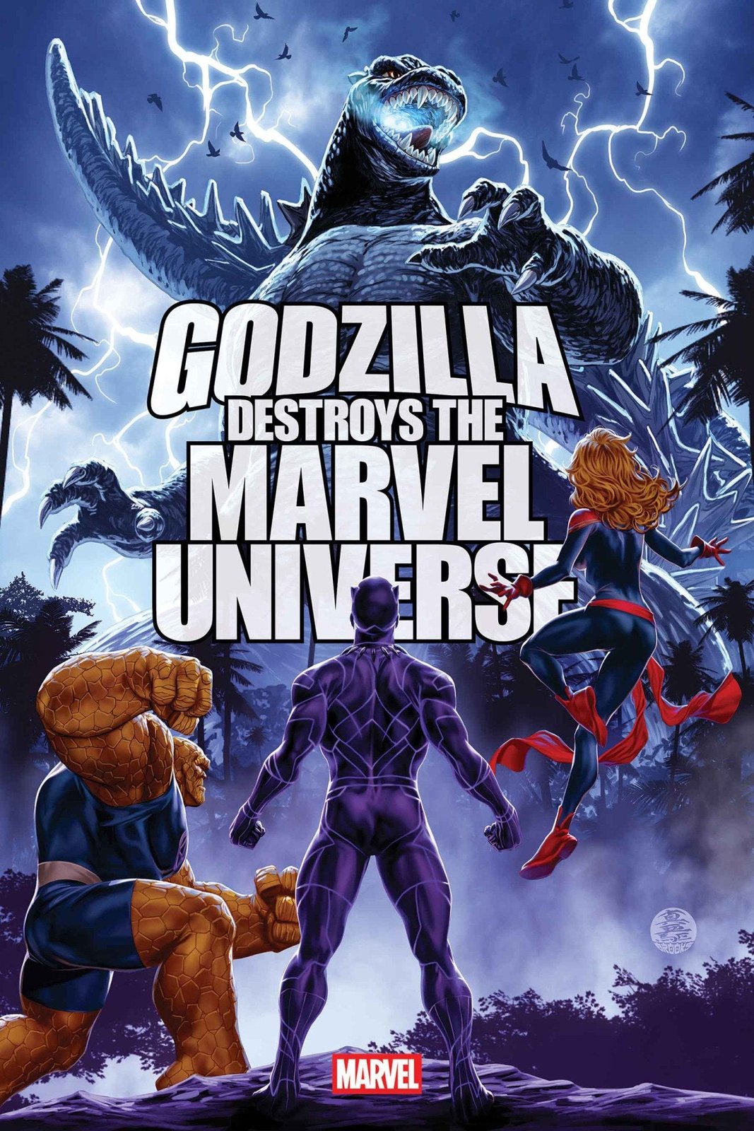 Godzilla Destroys The Marvel Universe 4 - The Fourth Place