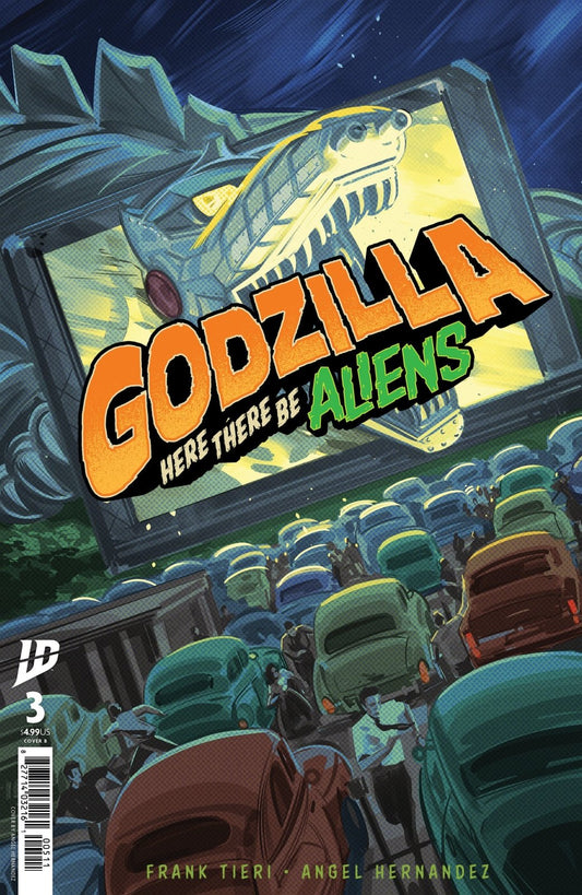 Godzilla: Here There Be Aliens 3 Variant B (Hernandez) - The Fourth Place