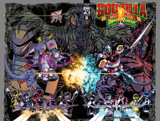 Godzilla vs MMPR II #5 Cover B Sanchez - The Fourth Place