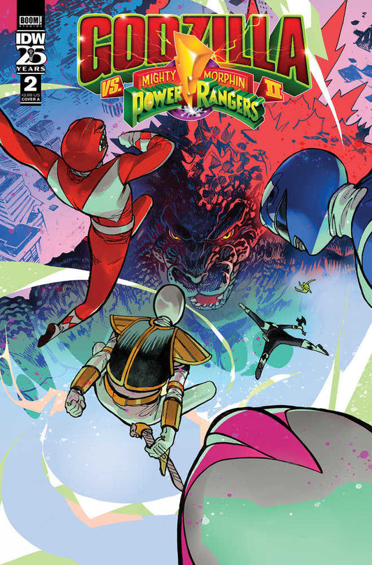Godzilla vs. The Mighty Morphin Power Rangers II #2 Cover A (Rivas) - The Fourth Place