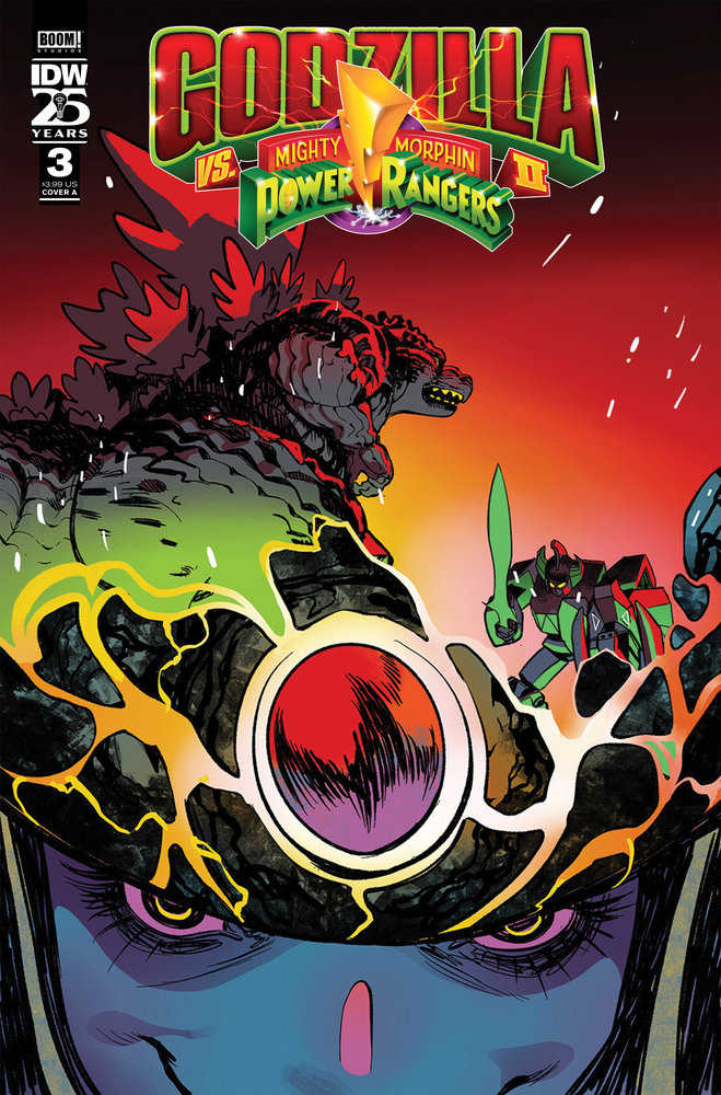 Godzilla vs. The Mighty Morphin Power Rangers II #3 Cover A (Rivas) - The Fourth Place