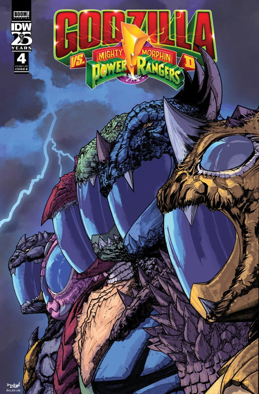 Godzilla vs. The Mighty Morphin Power Rangers II #4 Variant B (Sanchez) - The Fourth Place