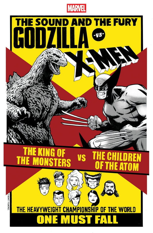 Godzilla vs. X - Men 1 Lee Garbett Versus Variant - The Fourth Place