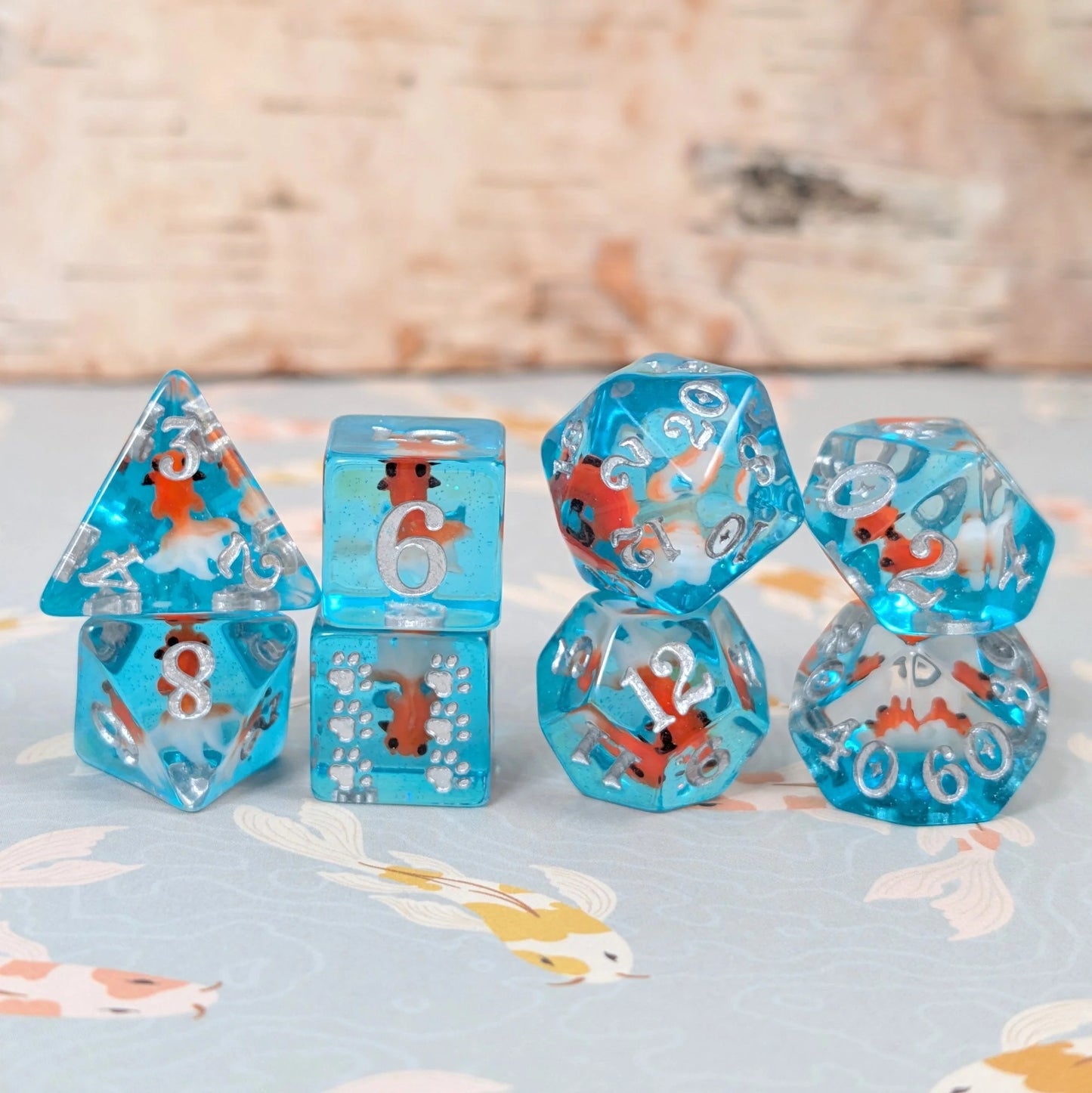 Goldfish - 7 Dice Set