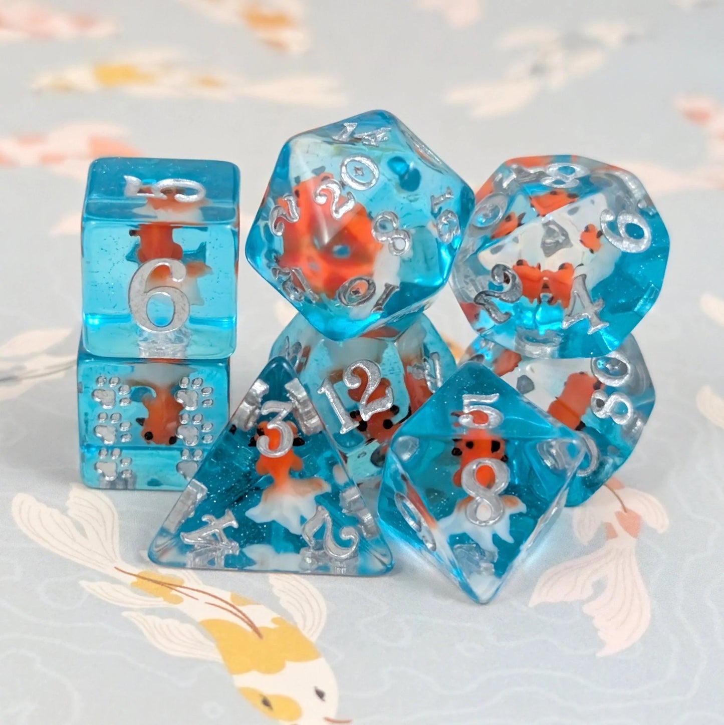 Goldfish - 7 Dice Set