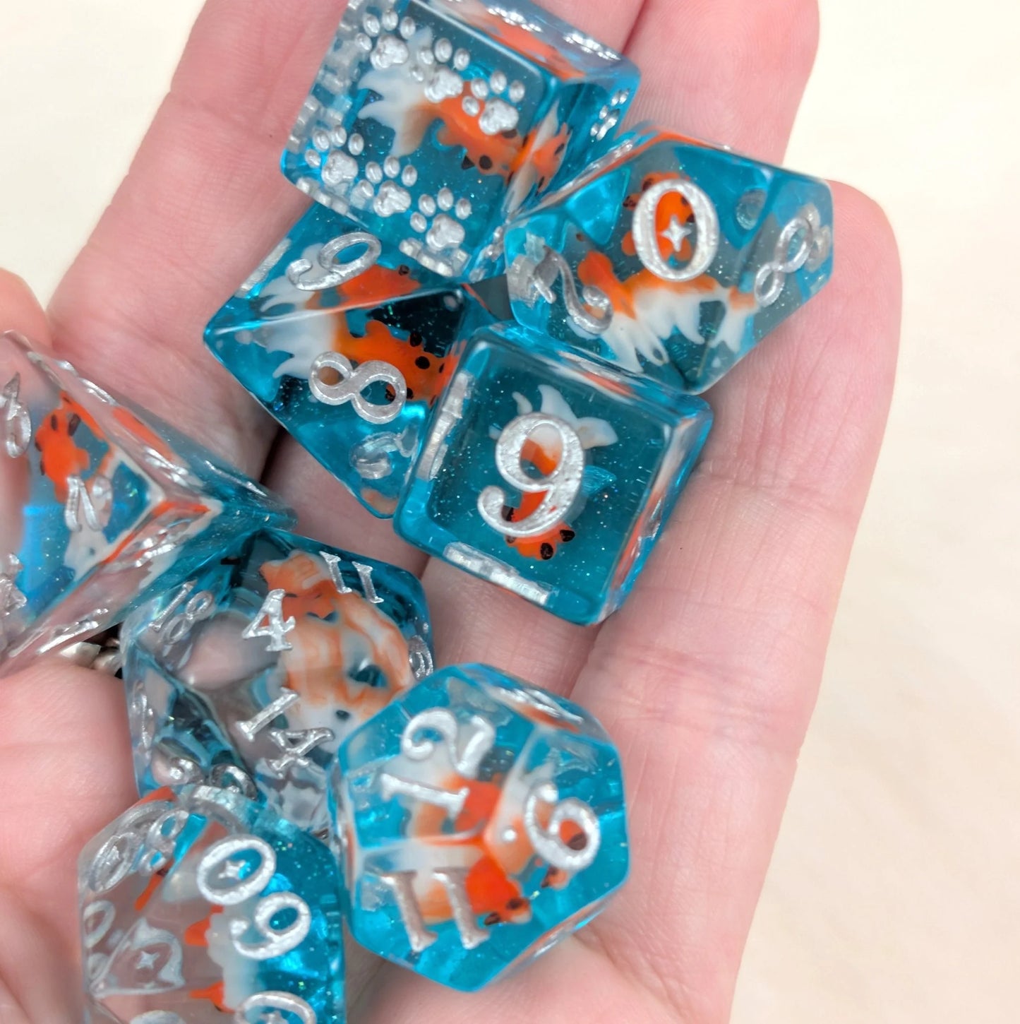 Goldfish - 7 Dice Set
