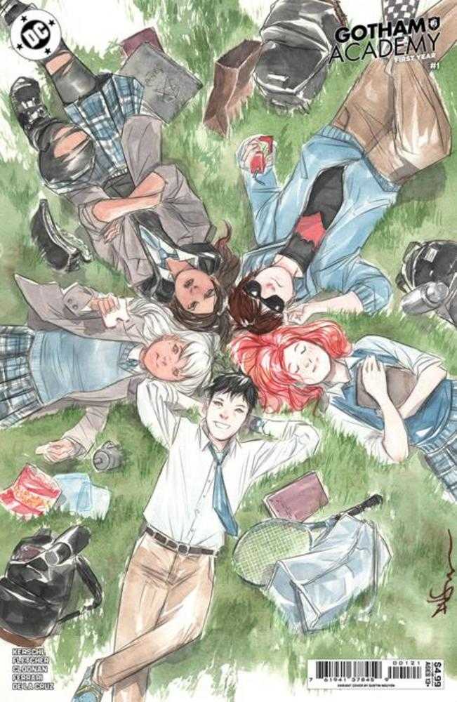 Gotham Academy First Year 1 (Of 6) Cover B Dustin Nguyen Card Stock Variant - The Fourth Place
