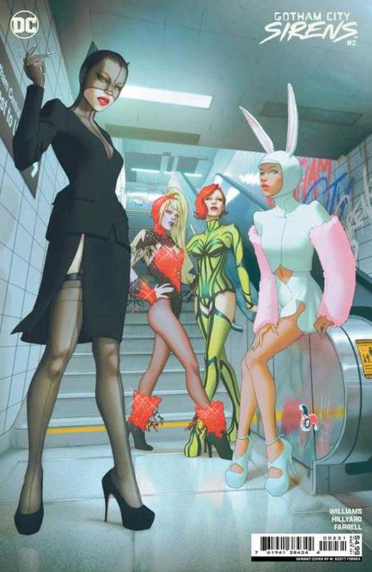 Gotham City Sirens #2 (Of 4) Cover B W Scott Forbes Card Stock Variant - The Fourth Place