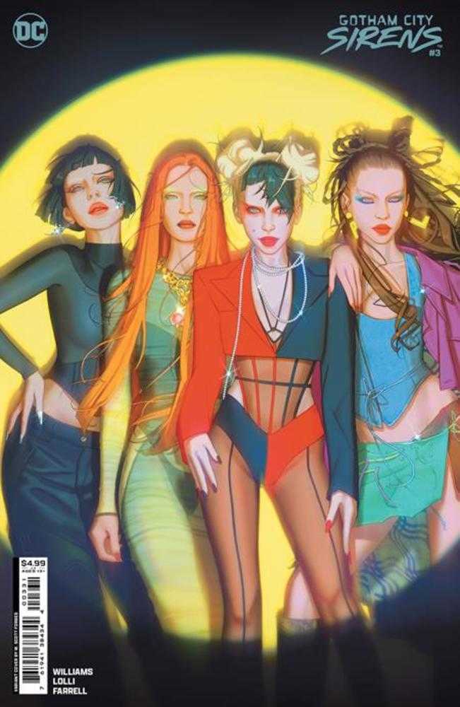 Gotham City Sirens #3 (Of 4) Cover B W Scott Forbes Card Stock Variant - The Fourth Place