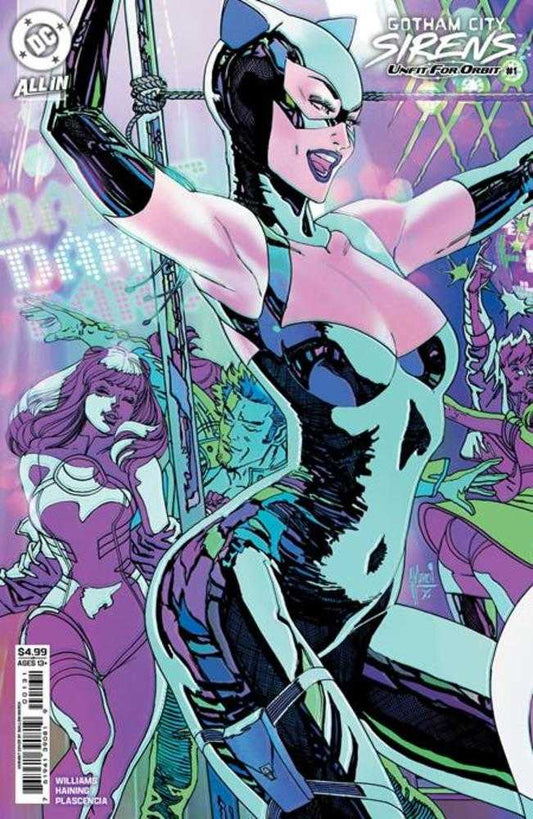Gotham City Sirens Unfit For Orbit 1 (Of 5) Cover D Guillem March Connecting Card Stock Variant - The Fourth Place