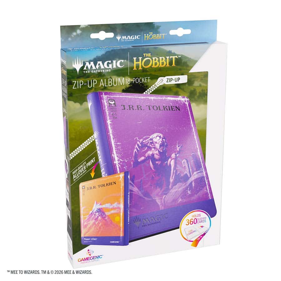Riddle Master/The Lonely Mountain - The Hobbit Album: MTG 18-Pocket Zip-Up