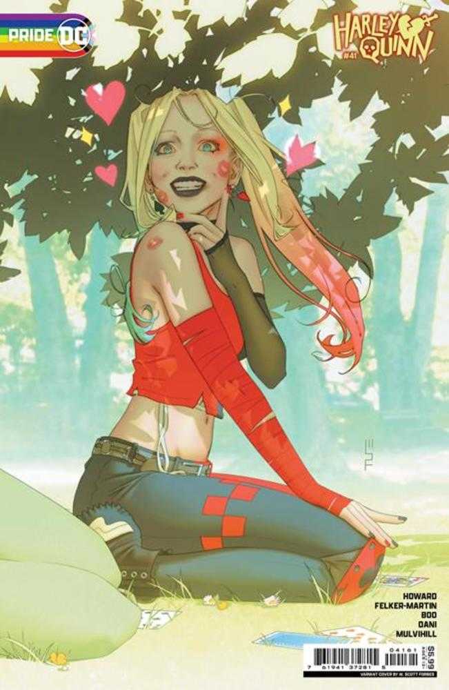 Harley Quinn #41 Cover D W Scott Forbes DC Pride 2024 Card Stock Variant - The Fourth Place