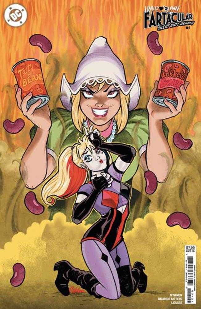 Harley Quinn Fartacular Silent Butt Deadly 1 (One Shot) Cover B Amanda Conner Card Stock Variant - The Fourth Place