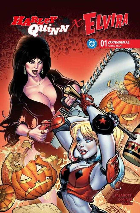 Harley Quinn X Elvira 1 Cover B Chad Hardin Variant - The Fourth Place