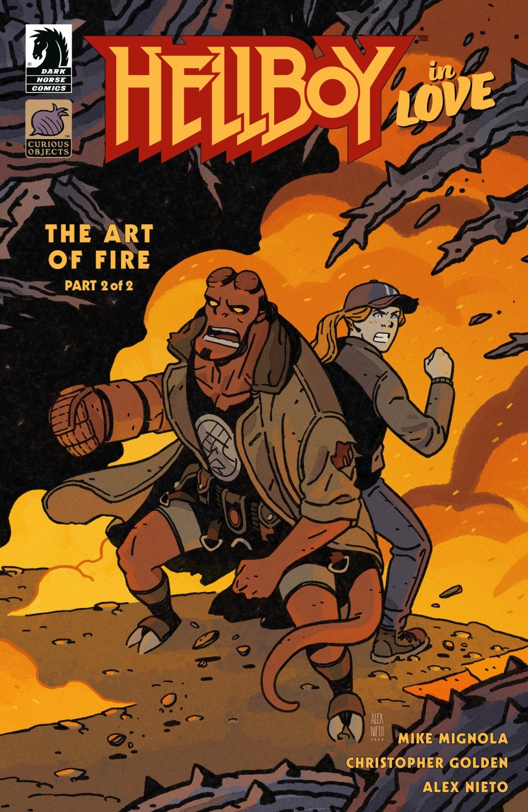 Hellboy In Love: The Art Of Fire 2 (Cover A) (Alex Nieto) - The Fourth Place