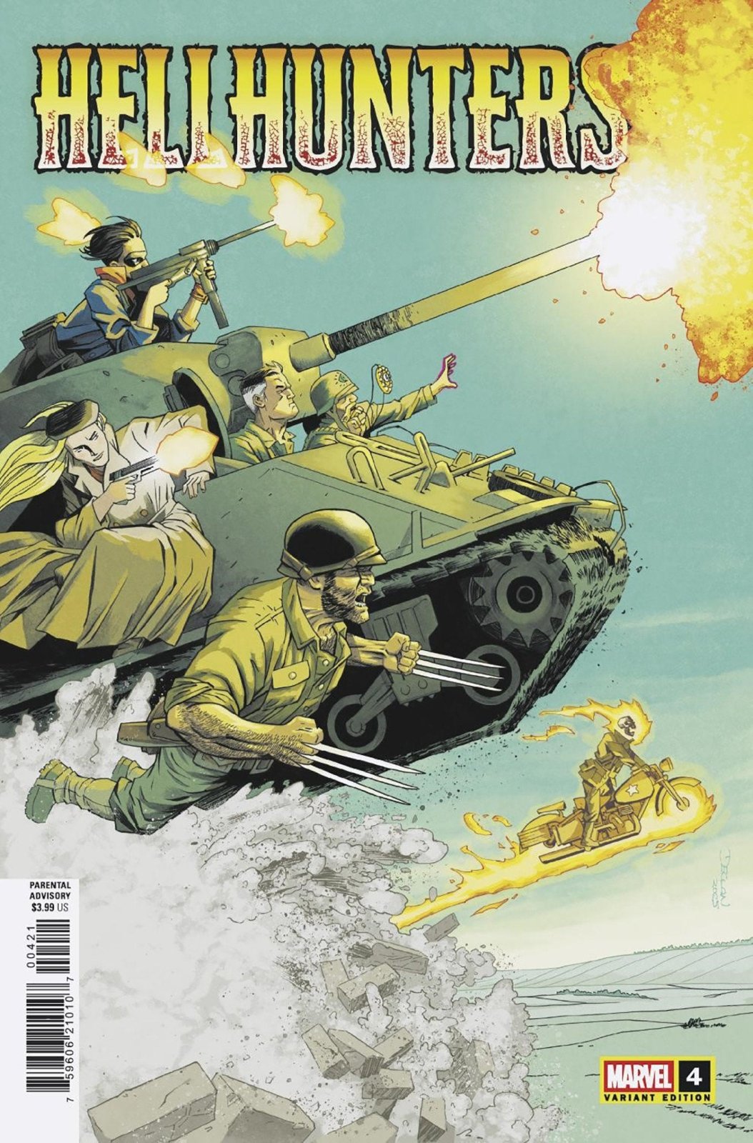 Hellhunters 4 Declan Shalvey Variant - The Fourth Place