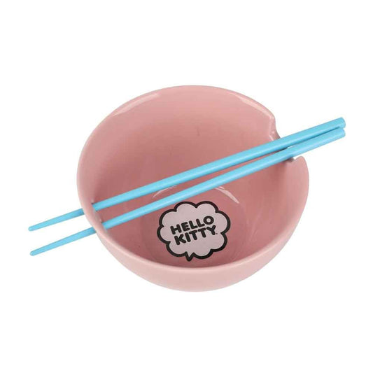 Hello Kitty 20 oz. Ceramic Ramen Bowl with Chopsticks - The Fourth Place
