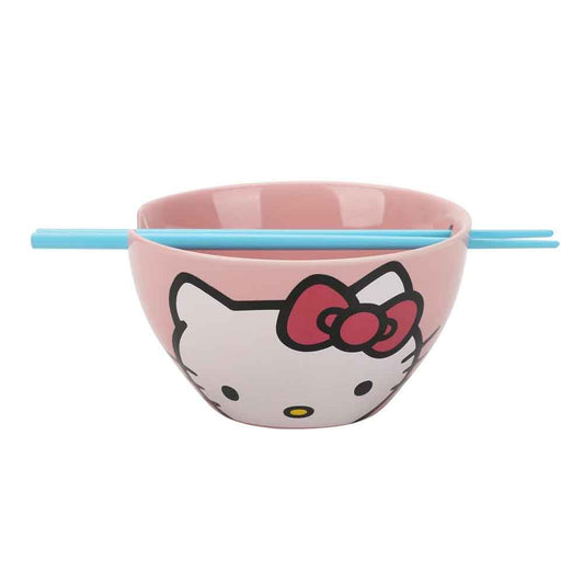 Hello Kitty 20 oz. Ceramic Ramen Bowl with Chopsticks - The Fourth Place
