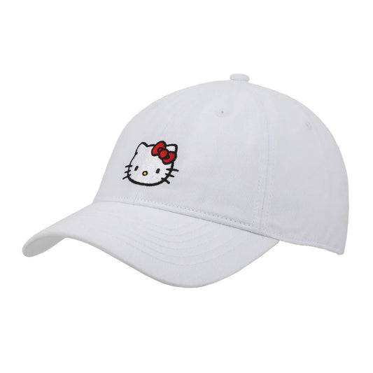 HELLO KITTY EMBROIDERED CHARACTER UNSTRUCTURED BASEBALL CAP - The Fourth Place