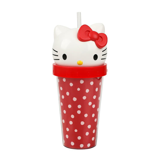 Hello Kitty Head 16oz Plastic Tumbler - The Fourth Place