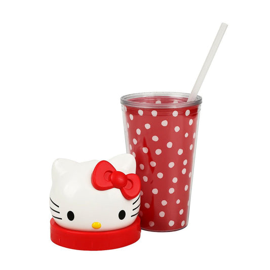 Hello Kitty Head 16oz Plastic Tumbler - The Fourth Place