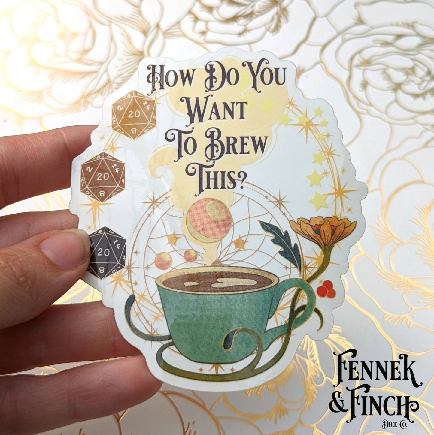 "How Do You Want To Brew This?" Vinyl Sticker - The Fourth Place