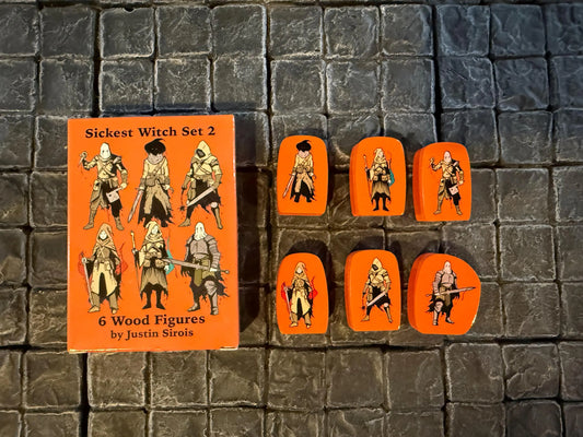 Sickest Witch Set 2 - Wooden Figures