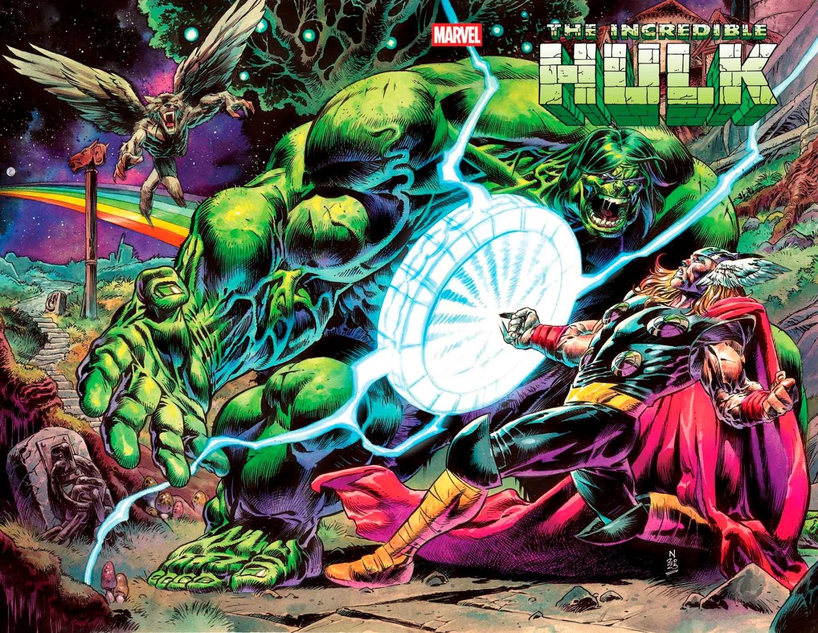 Incredible Hulk 25 Wraparound Cover - The Fourth Place