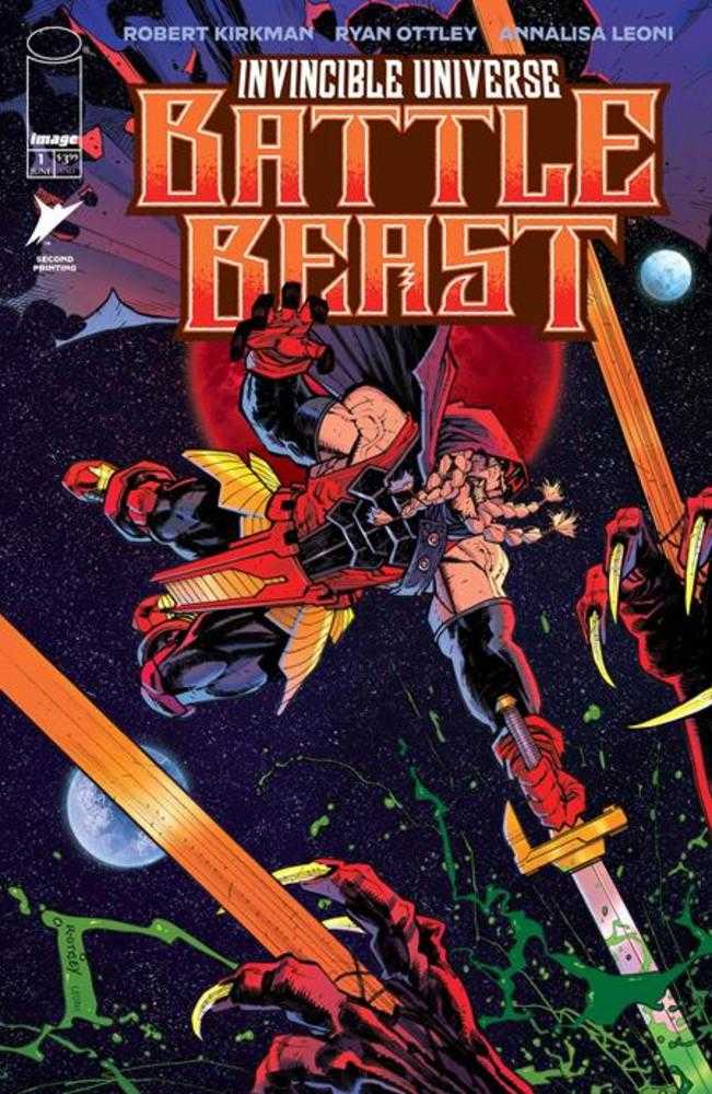 Invincible Universe Battle Beast 1 2nd Print Cover A Ryan Ottley - The Fourth Place