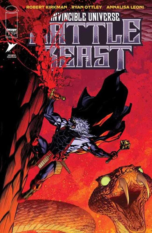 Invincible Universe Battle Beast 1 2nd Print Cover C Ryan Sook Variant - The Fourth Place